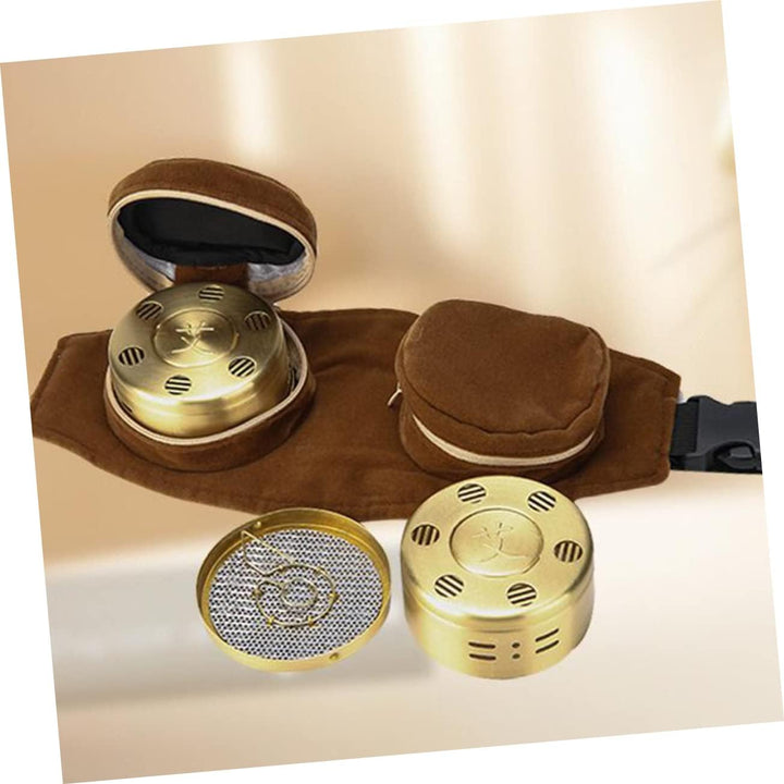 1 Set Moxa Holder Moxibustion Tank Holder for Moxibustion Sticks Disorders Moxa Rod Burner Back Pain Moxa Drilling Moxibustion Box Moxibustion Device