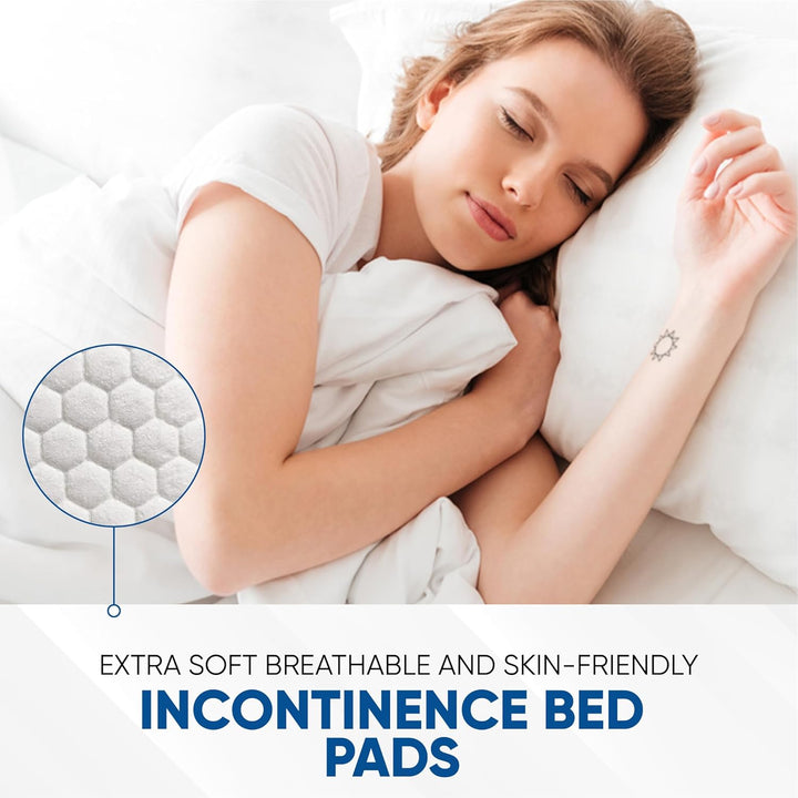 20 X Premium Incontinence Bed Pads 60X90 Cm | Incontinence Bed Sheets | Provides Soft Feel | Disposable Bed Mats for Incontinence | Bed Protectors Kids | Maternity Bed Mats (1 Pack of 20)