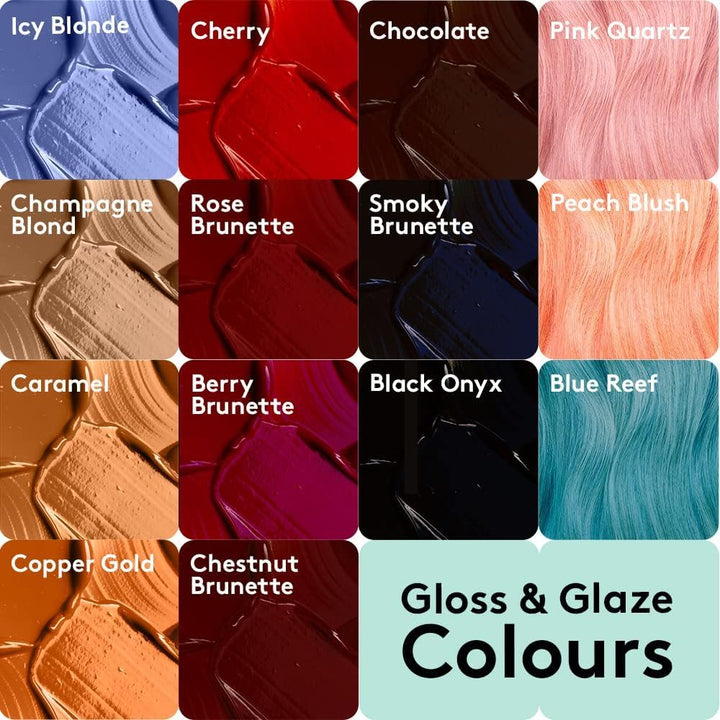 Glaze (Peach Blush) - Semi-Permanent Hair Mask - Ammonia-Free - Conditions and Nourishes - Lasts up to 3-5 Washes - for Blonde Hair - 100% Vegan - Cream (100Ml)