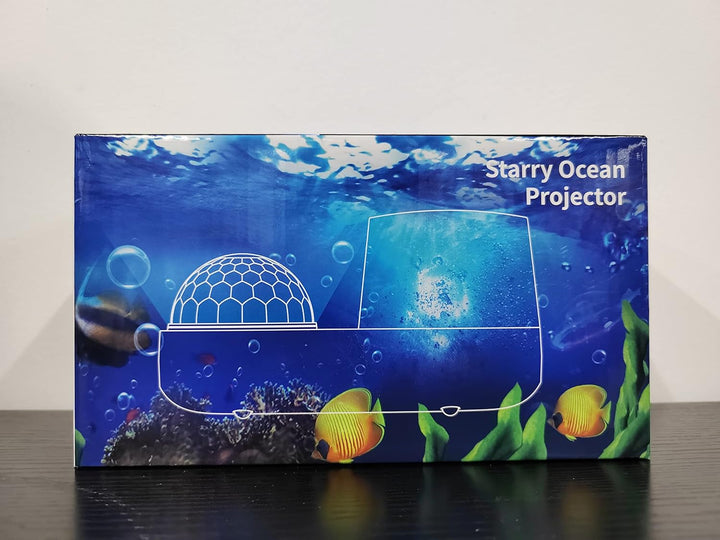 Ocean Projector Night Light, 360°Rotating Kids Night Light with 7 Films and Timer Sensory Lights, Bedroom and Ceiling Projector, Gifts for Children and Adults