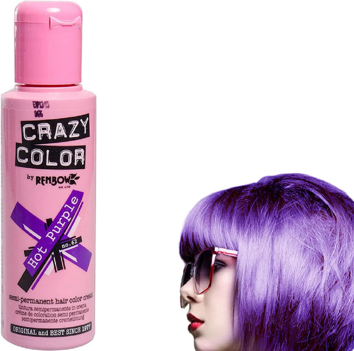 2X  Semi-Permanent Hair Dye 2X 100Ml (Fire Red)