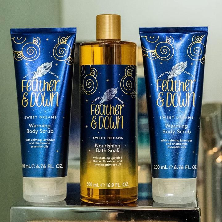 Nourishing Bath Soak (500Ml) - with Soothing Upcycled Chamomile Extract & Evening Primrose Oil. Nourish Your Body & Calm Your Mind. Cruelty Free. Vegan Friendly.