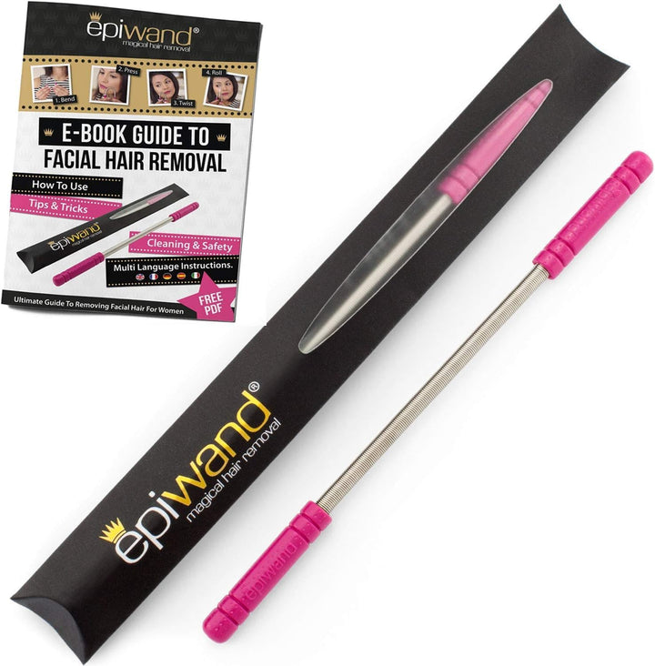 Facial Hair Remover Threading Tool for Women - Easily Remove Facial Hair from Your Upper Lip, Chin, Cheeks and Neck with This Professional Spring Facial Hair Epilator. Includes Gift Box & Instructions