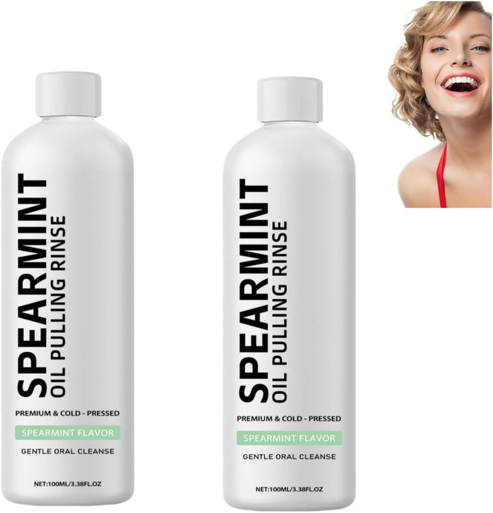 White Oil Mouthwash, Peppermint Oil Mouthwash, Deep Cleaning, Gentle and Effective, Suitable for Teeth and Gums