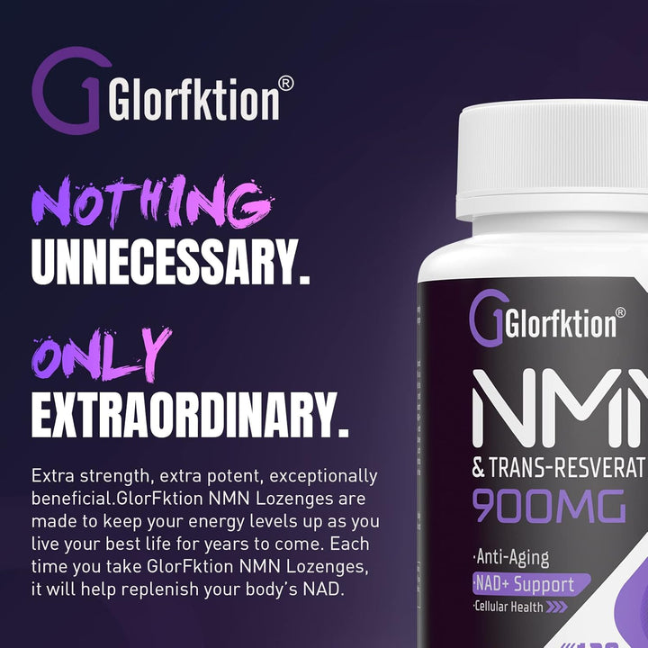 Trans-Resveratrol & NAD+ 900Mg, Enhanced with Black Pepper for Max Absorption, 120 Fast-Acting Lozenges for 4 Month Supply (120 Count (Pack of 1))