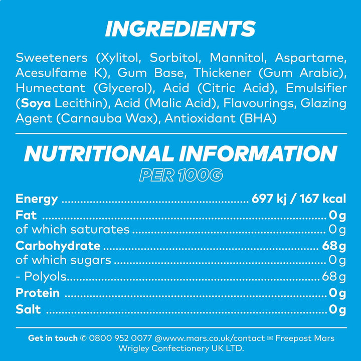 Wrigley'S Extra Chewing Gum, Strawberry Flavour, 5 Packs of 10 Pieces, Sugar Free Chewing Gum Multipack with Xylitol (50 Pieces)