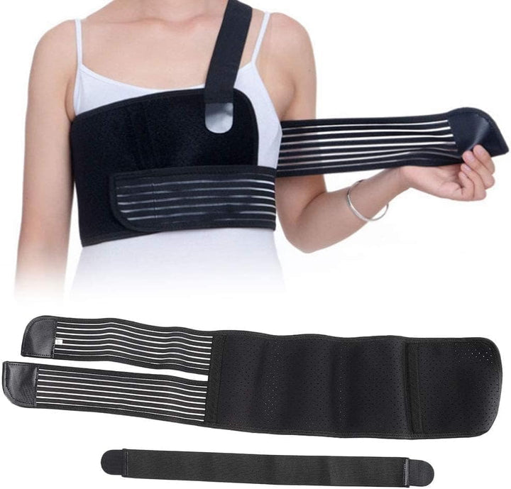 Broken Rib Brace for Men and Women, Adjustable Elastic Rib Support Compression Brace Chest Binder Wrap Women'S Rib Cage Protector Wrap Belt for Sore or Sternum Injuries