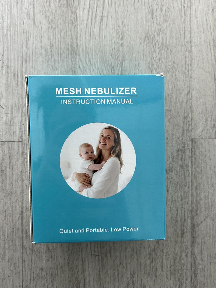 Nebuliser Machine for Adults, Rechargeable Portable Nebuliser for Adults & Kids, Silent Nebuliser for Kids with 2 Masks and Mouthpiece, Handled Nebulizer for Home (White)