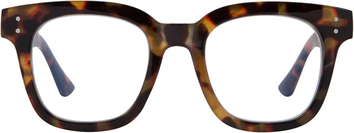 Women Blue Light Glasses,Oversize Blue Light Glasses for Women, anti Eyestrain & UV Protection Computer Eyeglasses (Tortoiseshell)