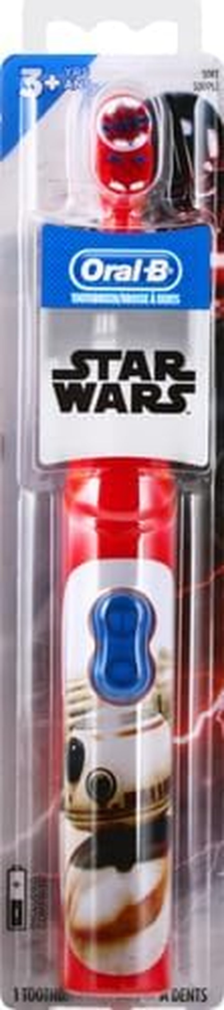 , Kids, Battery Toothbrush, Soft, Star Wars, 1 Toothbrush