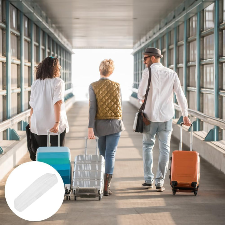 4 Pack White Transparent Shaving Box for Shaver Razor, Container Storage for Manual Razor System, Plastic Box Cover, Razor Protector, Shaving Accessories