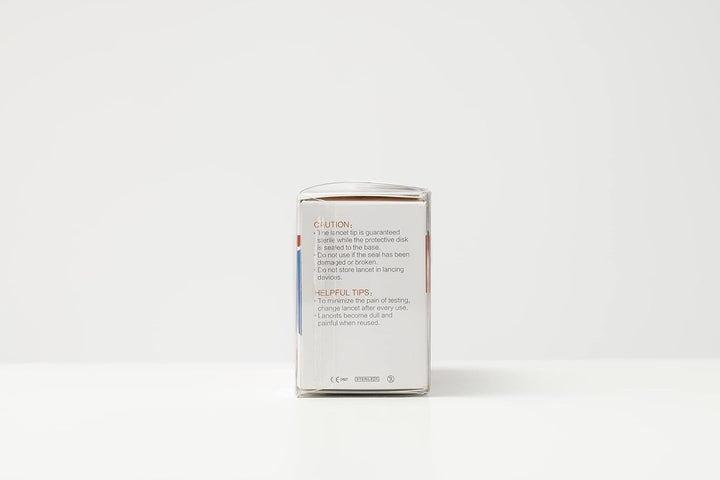 Blood Glucose Test Strips 50Pcs & Lancing Devices, Only for  Safe AQ Smart Glucometer or Safe AQ Voice Glucometer