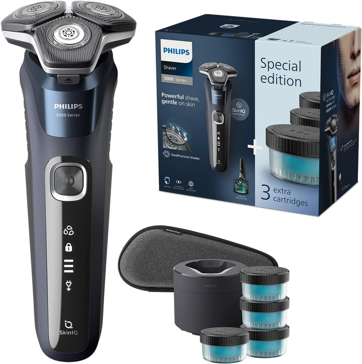 Shaver Series 5000 - Wet & Dry Electric Men'S Shaver, Electric Razor for Men with Charging Stand and Travel Case (Model S5884/35)