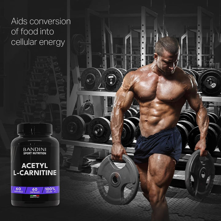 ® Acetyl L-CARNITINE 1000Mg per Serving | 60 Vegan Capsules (2 Months Supply) | High Strength ALCAR | L Carnitine Tartrate Natural Energiser | Improves Sports Performance & Metabolism | Non-Gmo
