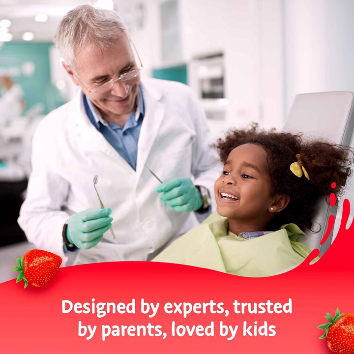 Paw Patrol Splash Toothpaste 3-8 Years, Kids Toothpaste, Strawberry Flavour, 75Ml