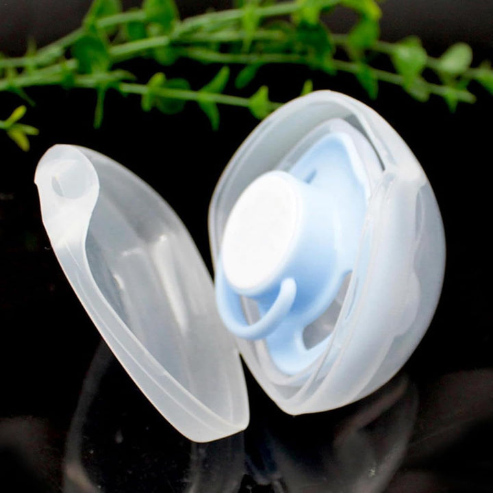3PCS Dummy Case Pacifier Storage Box Transparent Baby Soother Pods Nipple Shield Case & Pacifier Cases for Travel and Home