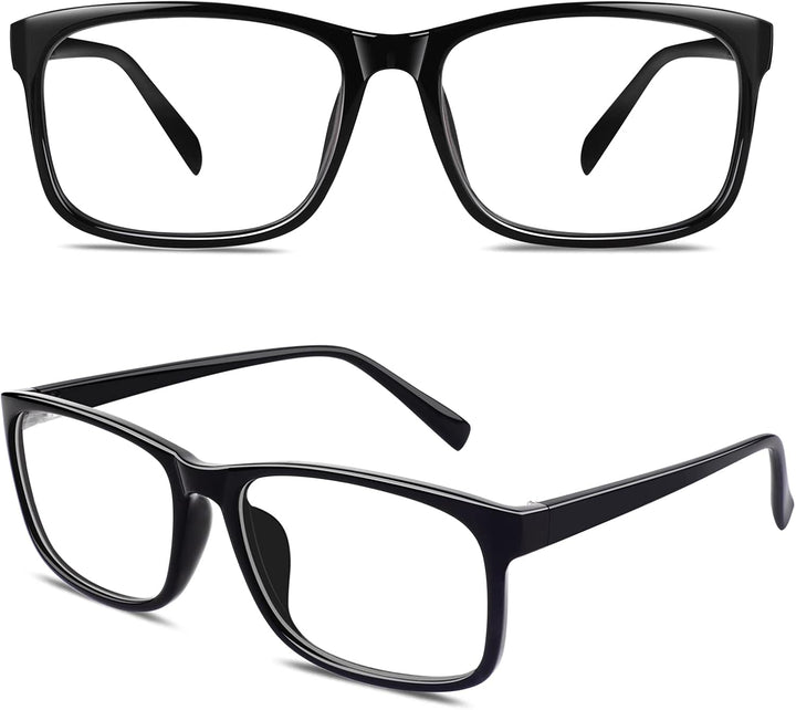 CN12 Fake Glasses Women Men Casual Fashion Square Clear Lens Glasses 100% UV400 Protection