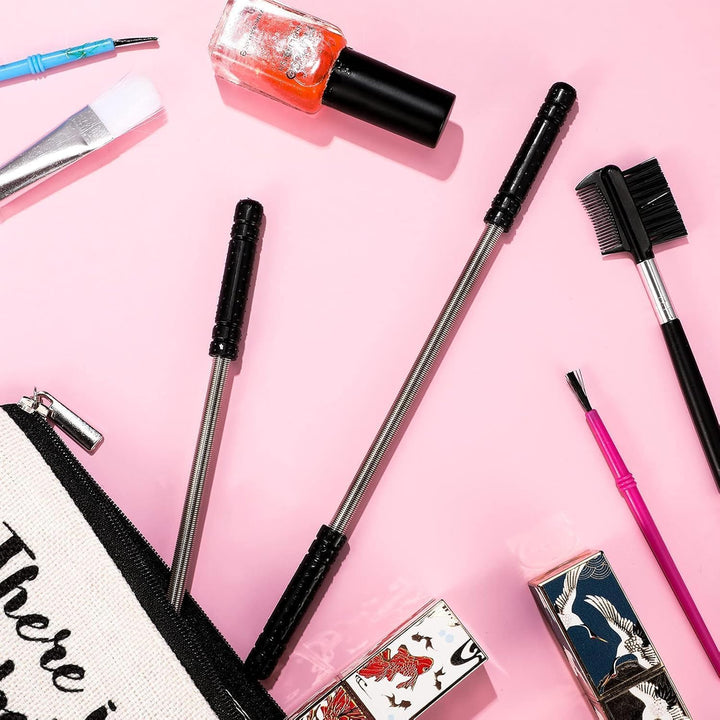 2 Pieces Facial Hair Remover, Hair Removal Tool, Threading Tool Remove Hair, from Upper Lip, Chin, Cheeks and Neck for Women Girls or Men (Black, Rose Red)