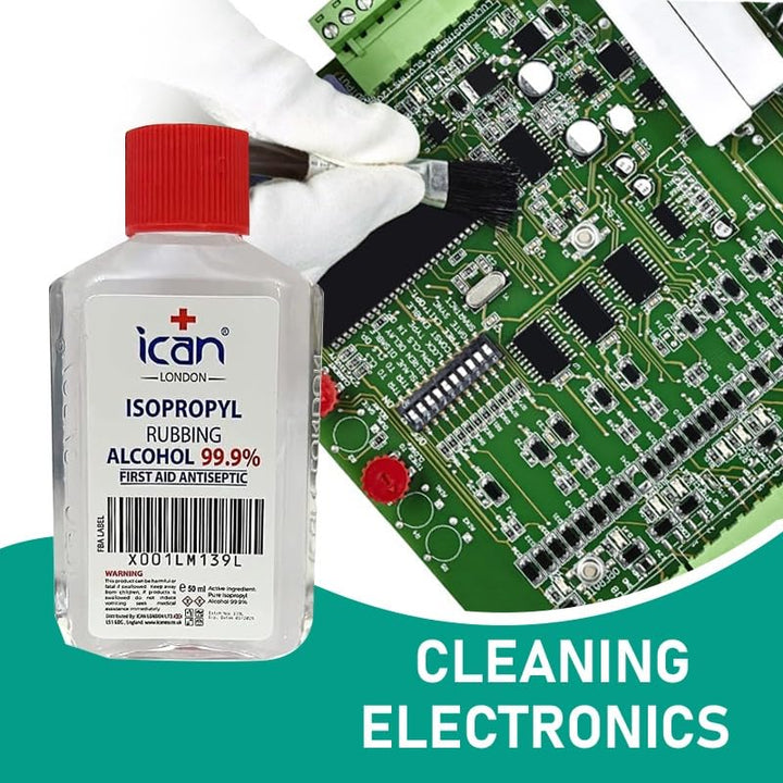 Isopropyl Rubbing Alcohol 99.9% First Aid Antiseptic Disinfectant 50Ml Travel Size