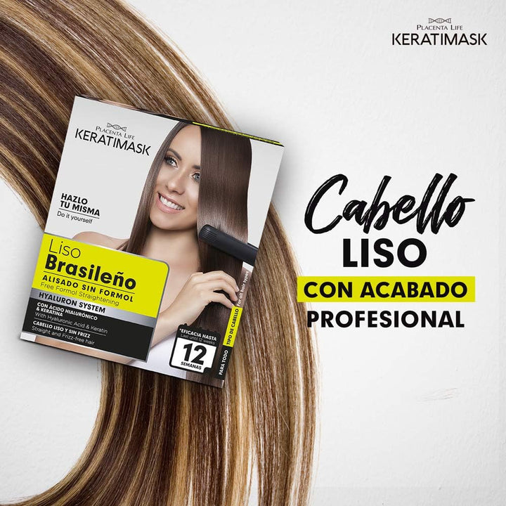 - Brazilian Keratimask Straightening Kit - Long Lasting Professional Results