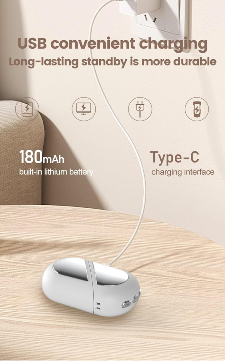 Microcurrent Sleep Aid Device – Portable Anxiety Relief for Adults, Heart-Shaped Handheld Insomnia Solution with Type-C Rechargeable Deep Sleep Enhancer​