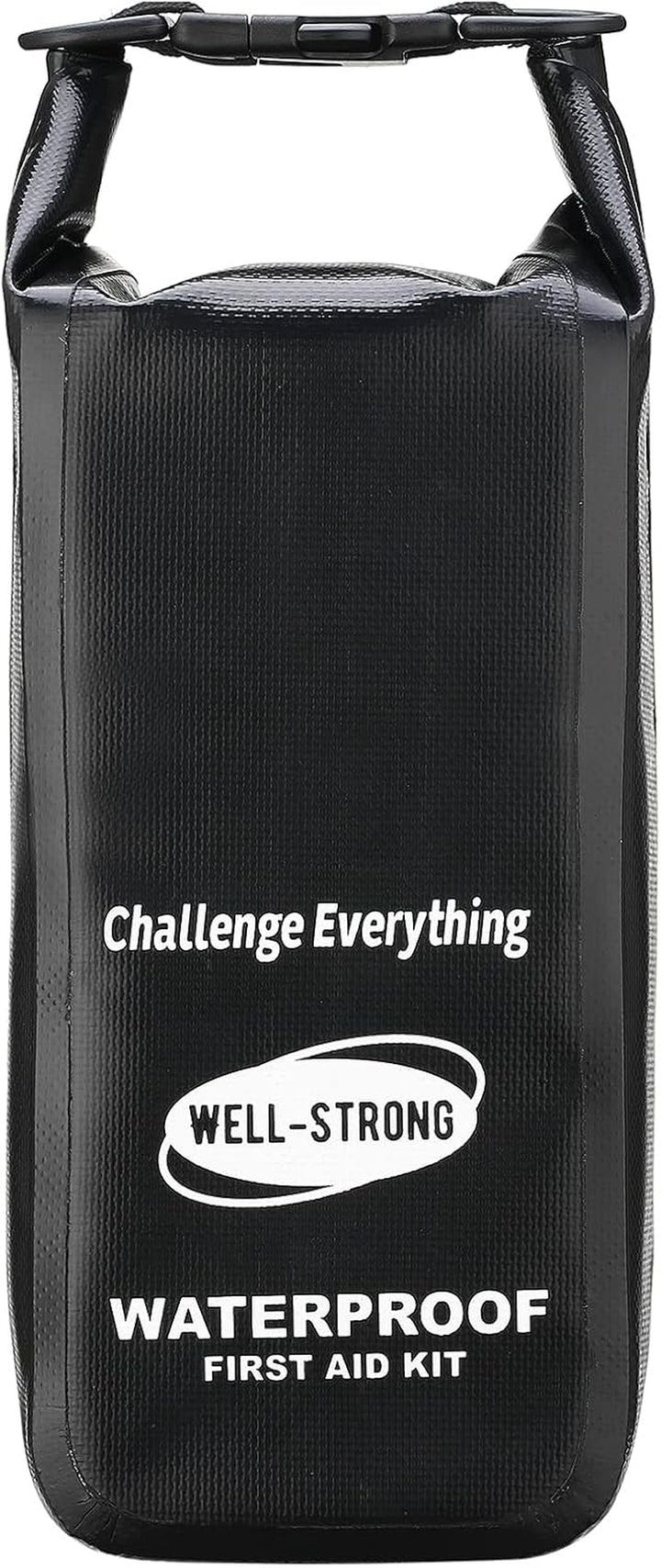 Waterproof First Aid Kit Roll Top Boat Emergency Kit with Waterproof Contents for Fishing Kayaking Boating Swimming Camping Rafting Beach Orange