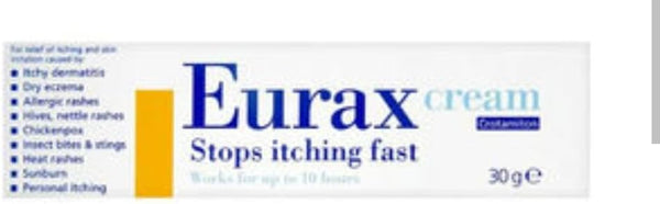 Rapid Itch Relief Cream 30G | Lasts up to 8 Hours for Relief Of: Eczema, Allergic Rashes, Hives, Chickenpox, Insect Bites & Stings, Sunburn