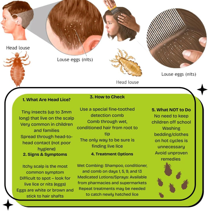 Dr J’S 3-Piece Head Lice Prevention Kit – Tea Tree & Lemon Eucalyptus Shampoo, Lice Repellent Spray & Nit Comb | Natural Nit & Lice Defence for Kids | Packaging and Colours May Vary