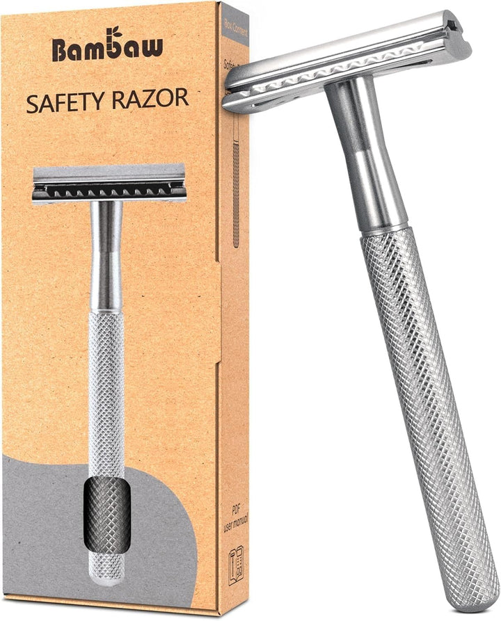 Safety Razor Stand, Does Not Fit All Safety Razors, Double Edge Razor Holder, Shaving Stand, Black