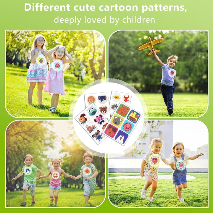 Mosquito Repellent for Children and Adults, Natural Plant Repellent Patches, Multi-Color, 24 Hours Protection, Skin Safety, Waterproof Mosquito Repellent Patches (1 Count (Pack of 168))