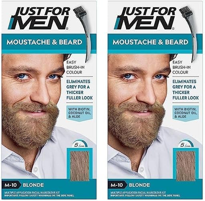Moustache & Beard Medium Brown Dye, Eliminates Grey for a Thicker & Fuller Look � M35
