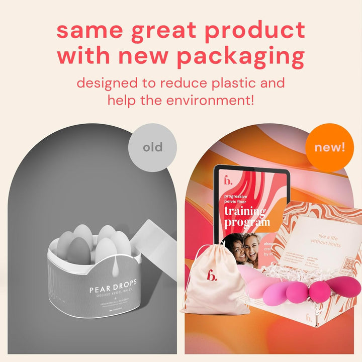 Pelvic Floor Trainer for Women - Complete Kegel Training Set - 6-Piece Set for Beginners