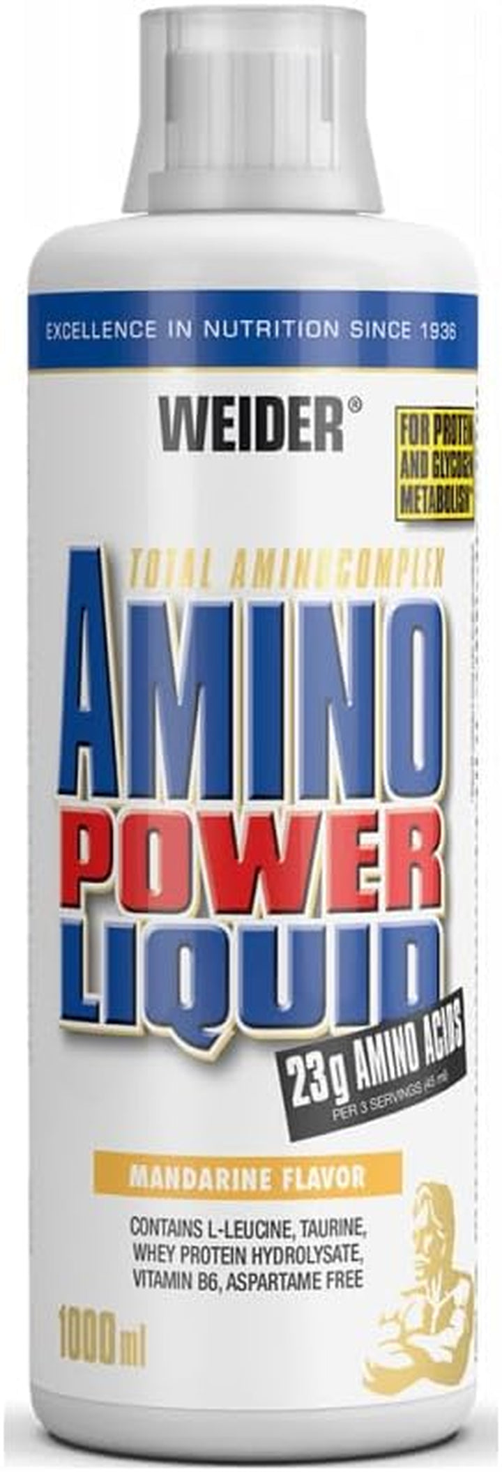 Amino Power Liquid 1L Cranberry, Essential Amino Acids, L-Leucine, Free Taurine, Vitamin B7