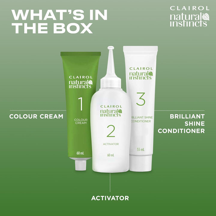 Natural Instincts Semi-Permanent No Ammonia Hair Dye, 8A Medium Cool Blonde (Packing May Vary)