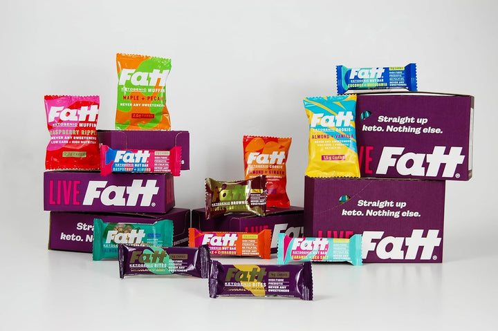 Keto Bars - Caramel & Sea Salt - 4 X 30G - 2G Carbs - 100% Natural - Low Carb, Low Sugar, High Prebiotic Fibre, Vegan & Sweetener Free - bar