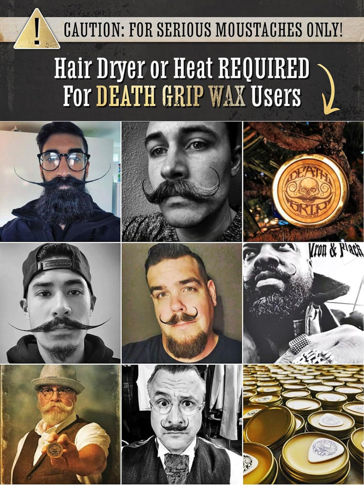 Mustache Wax  Extra Strong Hold Moustache Wax