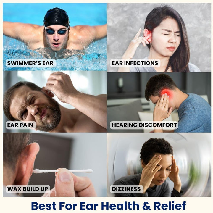 Mullein Ear Drops Ear Infections Earache Effective Relief Ear Pain, Swimmer'S Ear, Excessive and Hardened Ear Wax | Ear Wax Removal Solution with Natural Ingredients
