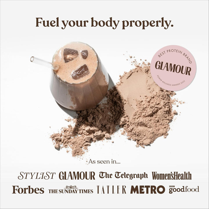 Vegan Protein Powder | Formulated for Women | 600G | 20G Protein with Added Nutrients | Gluten & Soy Free Plant-Based Nutrition Shake | Pea & Hemp Isolate Protein | Chocolate Flavour