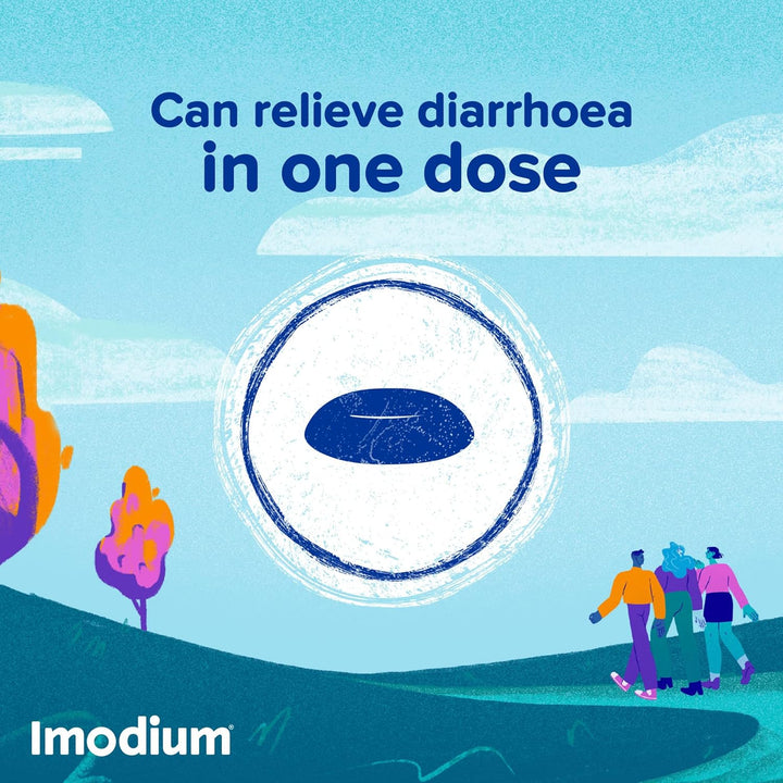 Instants (1 X 12 Tablets) Loperamide Dissolving Tablets for On-The-Go Diarrhoea Relief, Treats Short-Term and IBS Diarrhoea, Helps Restore Your Natural Rhythm, for Adults and Children Aged 12+