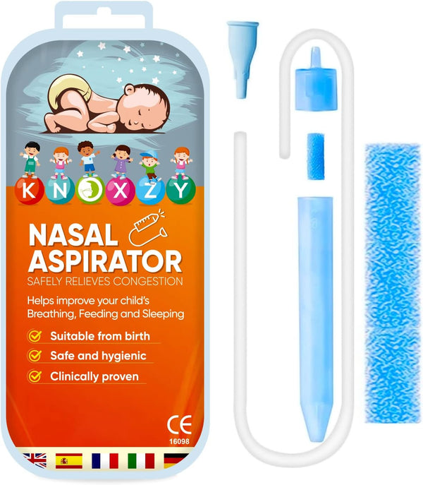 Baby Nasal Aspirator with 9 Extra Hygiene Filters