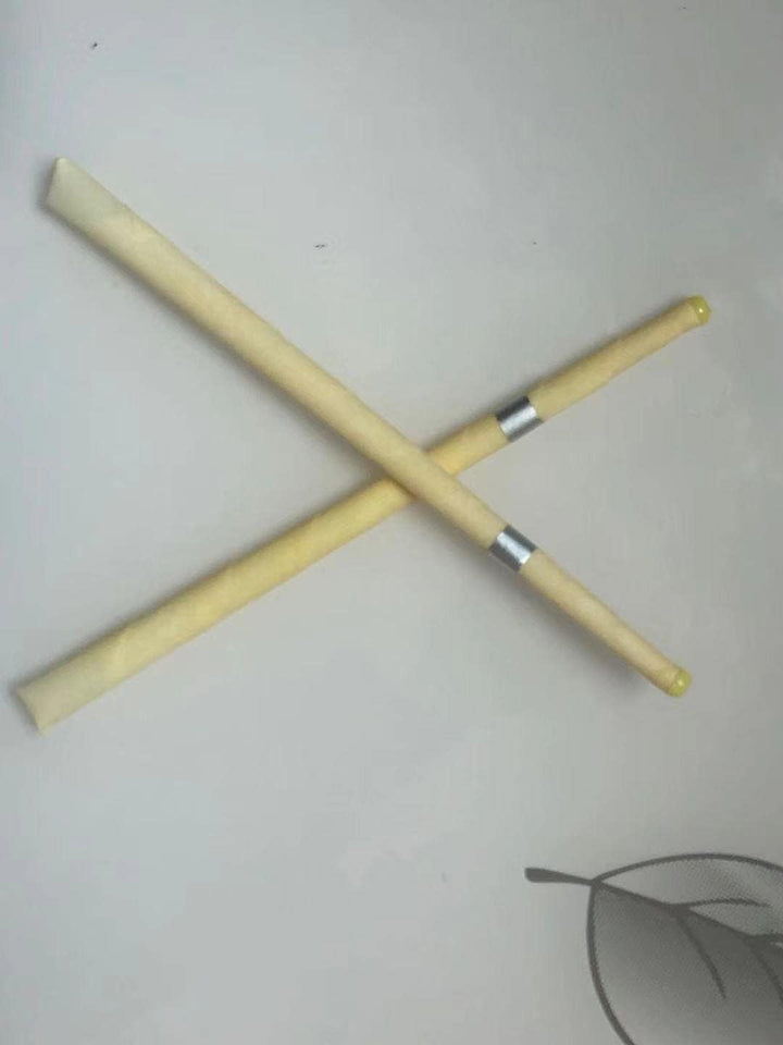 20Pcs Ear Candles, Ear Candle Set with Natural Organic Beeswax (Drip Protection Tray 10Pcs), Ear Candle Kit, for Health Care of Blocked Ears (Yellow)