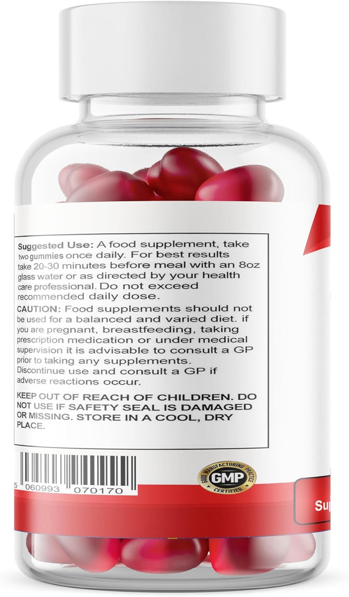 Maxboost XXL – Advanced Male Performance Support Gummies | 60 Gummies | Supports Energy, Stamina & Vitality | Non-Gmo, Vegan Friendly, GMP Quality