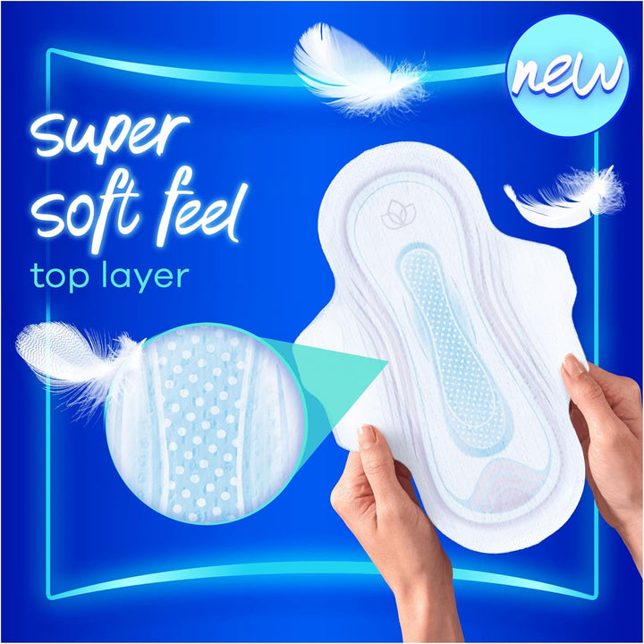 Ultra Sanitary Towels Long (Size 2) Wings X 24 Pads, Super Absorbent and Ultra Thin, for Menstrual Periods 24 X 4
