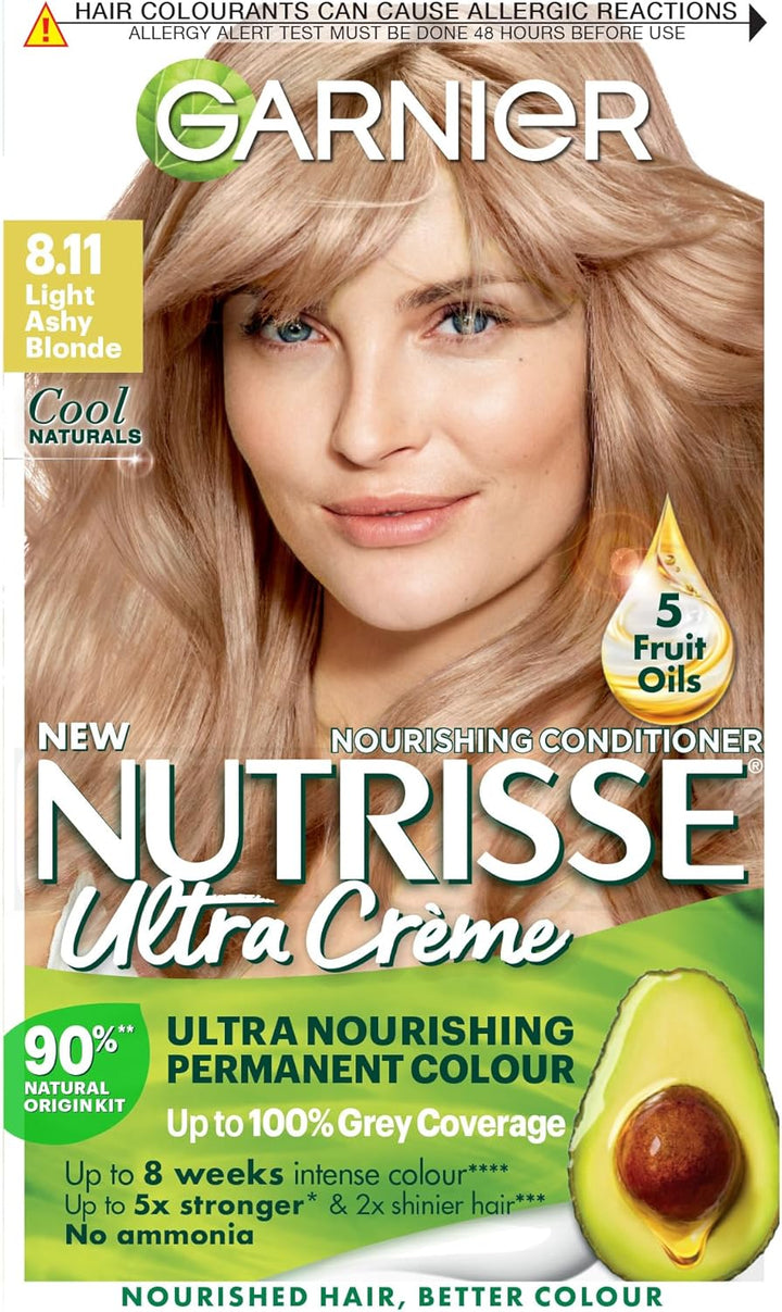 Nutrisse Permanent Hair Dye, Natural-Looking, Hair Colour Result, for All Hair Types, 5 Mocha Brown