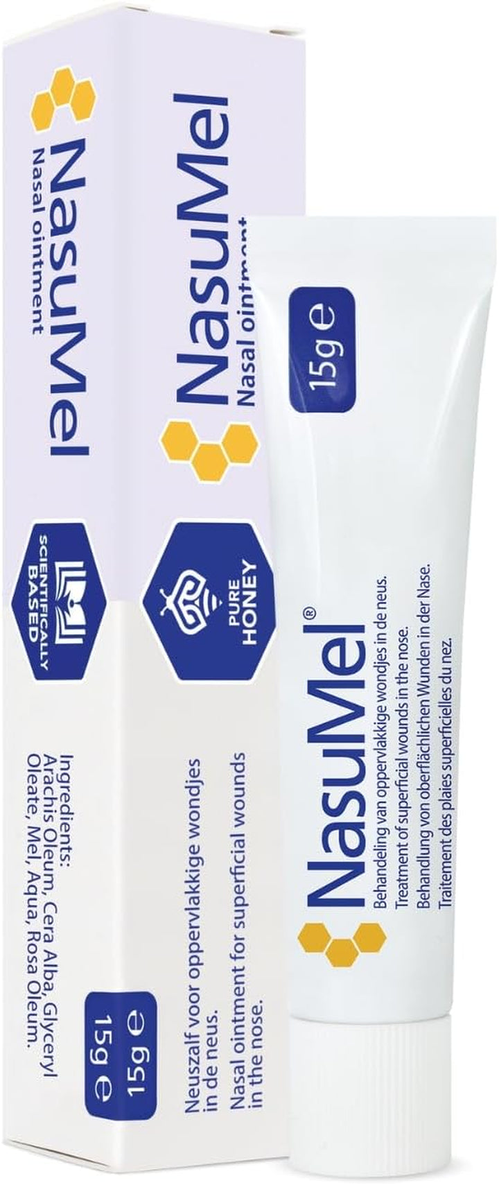 Nasal Ointment with Pure Honey – for Wounds and Crusts in the Nose – Irritated Nasal Mucosa- 15 G