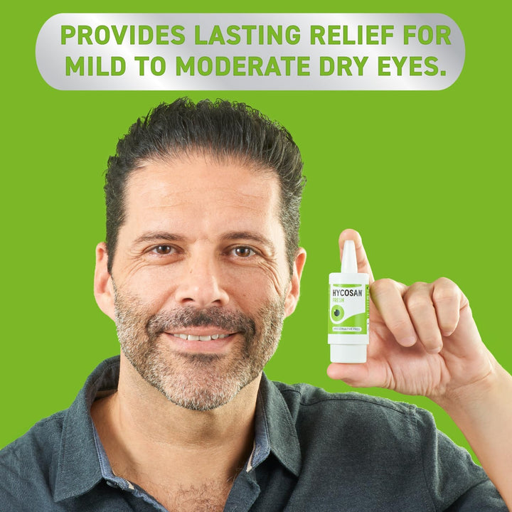 Fresh - Eye Drops with Hyaluronic Acid for Soothing Relief of Mild Dry Eyes, Irritation, or Redness from Screen Use - Preservative Free - 225 Measured Doses