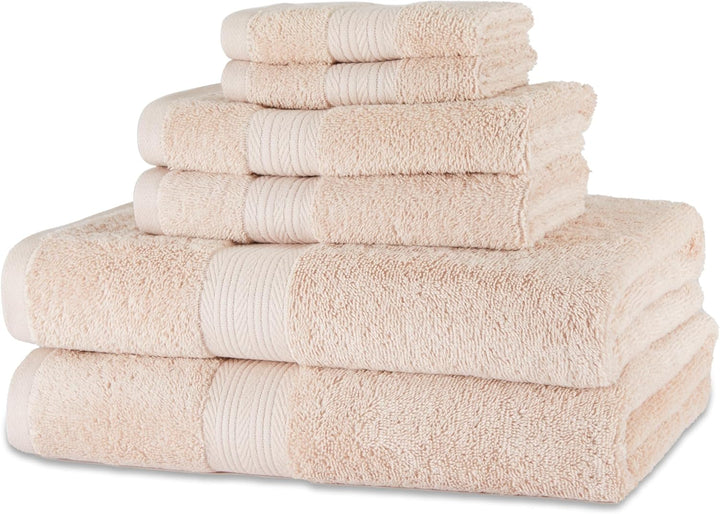 Fade-Resistant Cotton Washcloth, 12-Pack, 30 X 30 Cm, Blush Pink