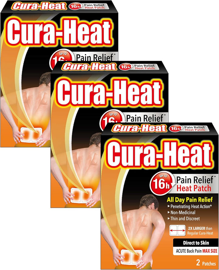 Back Pain MAX Size Direct-To-Skin 2 Patches