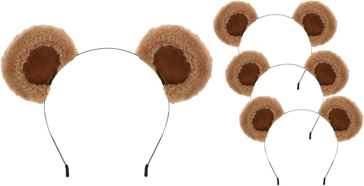 Animal Ears Headband - Reindeer Antlers for Christmas & Halloween, Dark Brown