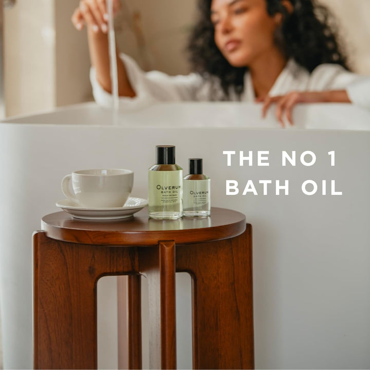 Bath Oil 125Ml - Luxury Muscle Soothing Bath Soak - Relaxing Aromatherapy Oil with Highly Concentrated Blend of 10 Essential Oils - Natural, Vegan, Cruelty Free - Bath Oils for Women & Men